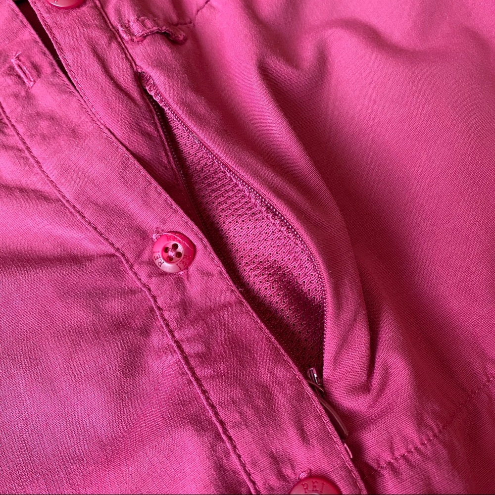 REI Burgundy Women’s Long Sleeve Shirt - Picture 5 of 9